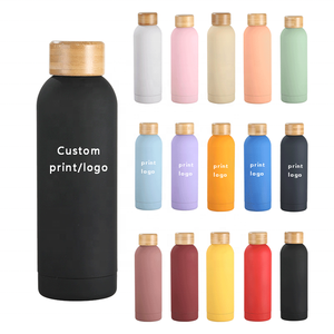 Botella de agua personalizada de acero inoxidable de 1 litro, 12oz, 17oz, 25oz, botella de agua aislada de acero inoxidable a prueba de fugas - Product Image 6