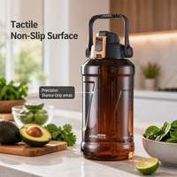 Bouteille d'hydratation Longstar OEM 2L à boire directement, sans BPA, anti-fuite, écologique, avec corde, pour adultes