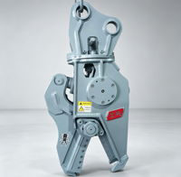 Cisaille hydraulique compacte GONGMA pour matériaux Q355b Nm500, facile à utiliser, montée sur excavatrice, pour espaces étroits, 1,5-10 tonnes