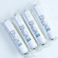 Filter Air CTO Quick-Connect 10 inci, Karbon Tempurung Kelapa Nilai Iodin Tinggi, Harga Grosir untuk Pemurni Air