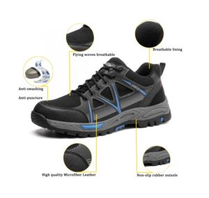 Zapatos de Seguridad JIANKUN para Correr, con Puntera de Acero, Malla Antipinchazos, Cómodos, Entrega Rápida en 48 Horas, Calzado de Trabajo con Certificación CE - Product Image 2