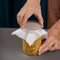 Papier en silicone enduit lisse, flexible, résistant aux déchirures, imperméable, résistant à l'huile, anti-fuite pour l'emballage de boissons liquides