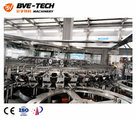Máquina Llenadora, Envasadora y Tapadora 3 en 1 Totalmente Automática CSD60-60-15 para Bebidas Carbonatadas, Refrescos y Agua con Gas
