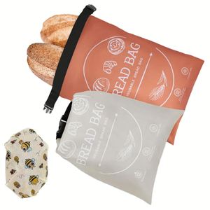 XL Cotton Lining Sourdough Reusable Natural Beeswax <b>Bread</b> Storage <b>Bag</b> - Product Image 1
