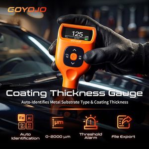 เครื่องวัดความหนาสีแบบขายดีรุ่น CTG-1, CTG-2, CTG-3 สำหรับรถยนต์ 0-2000um 0-79mils วัดความหนาเคลือบสูง สำหรับ Fe, Al, Zn, Fe - Product Image 2