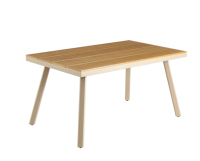 Table à manger rectangulaire en bois nordique personnalisée, table basse moderne simple, table d'extérieur, meubles de maison