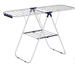 Thuisgebruik Balkon Vloer Opvouwbare Gevleugelde Kleding Droogrek Indoor Cooling Opknoping Kledingrek Baby Luier Rack - Product Image 1