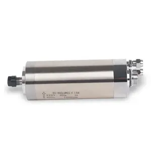 0.8KW 65mm 24000 סל"ד במהירות גבוהה CNC מים מקורר ציר עבור נתב