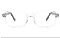 Cadre optique unisexe de couleur carrée, matériau en cellulose anti-lumière bleue pour lunettes de prescription (toutes formes de visage)