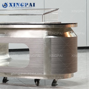 XINGPAI Commercial Catering Equipment Custom Marble Top <strong>Buffet</strong> <strong>Table</strong> Modern Luxury <strong>Buffet</strong> <strong>Tables</strong> for Catering <strong>Buffet</strong> - Product Image 3
