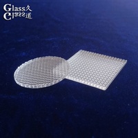 Lentille en verre borosilicaté linéaire pour projecteur et verre à lumière led