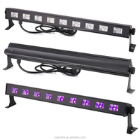Marslite 9x3W LED UV lumière noire UV pour Disco fête de noël Club UV lumière