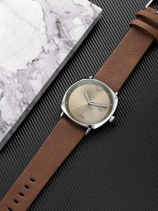 Orologio da Polso TOMI <span class=keywords><strong>Vintage</strong></span> al Quarzo con Quadrante Quadrato da 40mm, Vetro, Fibbia in Lega da 22mm e Display a Lancette, Movimento Hangzhou - Product Image 5