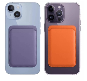 Thích hợp cho Apple 14, <span class=keywords><strong>iPhone</strong></span> 15, MagSafe Ví từ chủ thẻ, bìa da, PU mạnh mẽ từ chủ thẻ - Product Image 1