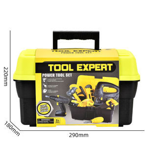 Juego de 48 Piezas de Herramientas Eléctricas de Juguete para Niños, Juego de Imitación de Ingeniería y Construcción, Juego de Roles con Caja de Herramientas, Regalo para Niños - Product Image 6