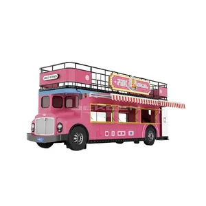 Jekeen Trailer Street Carrito de comida móvil Uso Cocina completa Helado Camión de comida de pizza totalmente equipado a la venta Acero americano