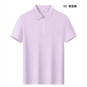 Polo <b>Shirt</b> Half Zip Collar Short Sleeve <b>Waffle</b> Knit Breathable Polyester Summer Loose Fit Corporate Uniforms Customizable - Product Image 1