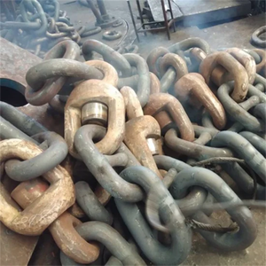 Nouveaux émerillons de chaîne d'ancre marine galvanisés à chaud, à haute résistance, revêtus de noir, pour l'amarrage de bateaux, chaîne d'ancre galvanisée à chaud - Product Image 4