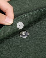 Porte-documents en cuir PU résistant à l'eau personnalisé format A4 avec un sac organisateur de documents de bureau doux, motif pour l'école et le bureau