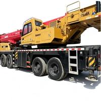 Grue mobile hydraulique d'occasion QY50K5D de 50 tonnes, modèle 2022, hauteur de levage 61,5 m, avec moteur, boîte de vitesses, pompe et roulement