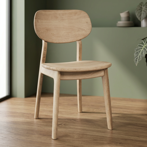 Chaise de salle à manger moderne capitonnée en bois d'acacia pour la maison, le bureau, le bar à domicile, la cave à vin – Meuble artisanal écologique en gros - Product Image 2