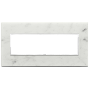 Carrara White Marble <b>Wall</b> Switch <b>Plate</b> 24.8 Cm Length For Modern Interior Design - Product Image 1