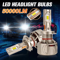 Ampoule de phare LED en alliage super lumineuse 200W 6000K H4 H7 H11 H3 9005 9006 9012 40000LM Garantie 1 an pour un ajustement universel YX