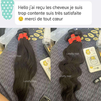 Promotion 6$ Letsfly Cheveux Raides 9A Extension de Cheveux Humains Brésiliens Body Wave Double Trame Fournisseur de Cheveux 20 pièces