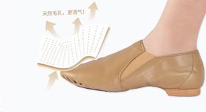 Scarpe da ginnastica basse 7000045 all'ingrosso con <span class=keywords><strong>tacco</strong></span> basso nero rosso cammello scarpe basse da ginnastica per insegnanti di danza - Product Image 4