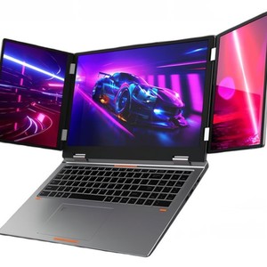 แล็ปท็อปจอสามจอ 1920x1200 16:10 ระบบหรี่แสง DC ปกป้องสายตา อัตราส่วนหน้าจอ 92 sRGB 10.7 ล้านสี บานพับ 180 องศา อัลตร้าบุ๊คสำหรับธุรกิจ - Product Image 2