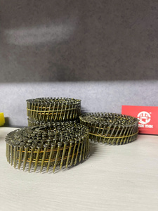 Clous en bobine en acier galvanisé 2,1x32mm, clous en spirale à tige filetée, clous en bobine pour palettes, prix de gros - Product Image 4