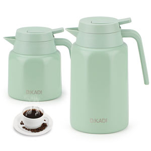 Thermos à café en acier inoxydable à double paroi isolé sous vide personnalisé de 1000 ml, couleur personnalisée, thermos à eau en métal - Product Image 3