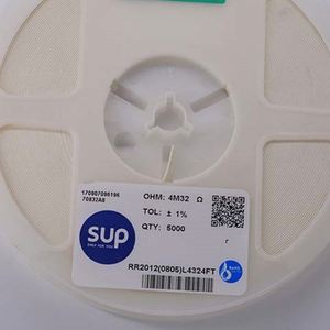 Manufacturer Direct RR2012 0805L4324FT 0805 2012 Resistors Chip Resistors SMD Resistors 4.32Mohm 1% 1/8W Thick Film Resistor - Product Image 1