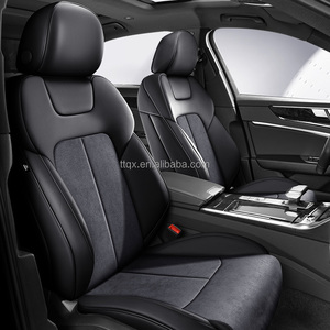 Cuscini <span class=keywords><strong>per</strong></span> seggiolini auto di lusso di lusso 2024 2017 <span class=keywords><strong>per</strong></span> <span class=keywords><strong>Audi</strong></span> <span class=keywords><strong>A4</strong></span>/A6/Q3/Q5 alcantara <span class=keywords><strong>per</strong></span> tutte le stagioni grigio - Product Image 2