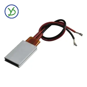 Elemento de aquecimento acessórios para secador de cabelo 60-270 graus aquecedores PTC 12-220V placa de resistor de calor placa de aquecimento de alumínio 35x21mm