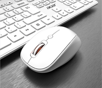 Pour Acer Clavier et souris sans fil Combo 2.4G Silencieux Compatible avec Windows Chrome Ordinateur portable PC Bureau
