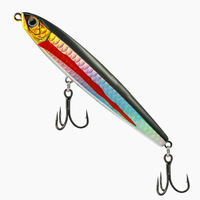 Leurre vibrant coulant CHEERY Long Cast en acier inoxydable, type crayon, pour la pêche au bar en eau douce et en eau de mer