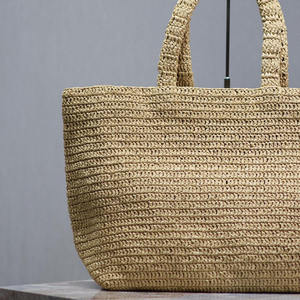Fashion Hand Woven Travel Vacation Beach Women's Tote Bag High-capacity Designer Handbag for Women Beach Tote Bag Daily Bags - Product Image 1