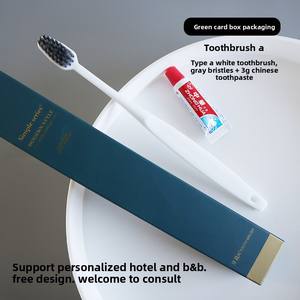 Juego de Pasta de Dientes Desechable de Papel Kraft para <span class=keywords><strong>Hotel</strong></span>, B & B, Servicios Ambientales para <span class=keywords><strong>Hotel</strong></span>, Novedad de <span class=keywords><strong>Lotus</strong></span> Al por Mayor - Product Image 2