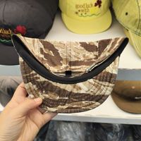 Gorra de Camuflaje Tigerstripe con Logotipo Personalizado, Gorra de 5 Paneles Ripstop en Tonos Grises para Hombre y Mujer, Visera Plana, Estilo Urbano, Ajustable, Nueva