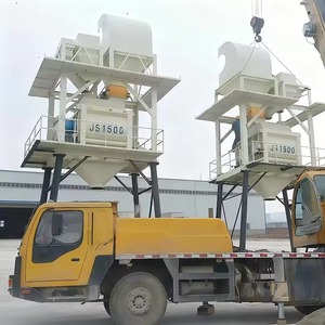 Planta Mezcladora de Concreto HZS60 con Cinta Transportadora y Silos de Cemento para Uso en Obras de Construcción - Product Image 3