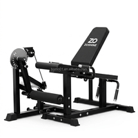 Zoshine – Machine d'extension des jambes et de curl assis durable et moderne pour le développement des quadriceps et des ischio-jambiers, idéale pour l'entraînement du bas du corps