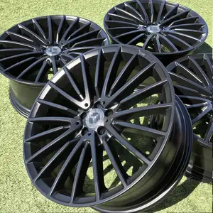 5 Hole Front And Rear Wheel Drive 18" Staggered Rims And Wheels Black 5x120 Wheels 18 Inch For Mercedes Benz