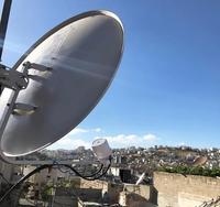Antena WiFi Inalámbrica 3G 4G 5G MIMO, Antena Parabólica Vertical para Exteriores, Reflector de Alta Ganancia 32dBi, Conector N Hembra