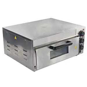 Draagbare Outdoor Hoge Temperatuur Industriële Elektrische Rvs Commerciële Counter-Top Pizza Oven