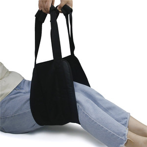 Rehabilitation Transfer Belt Black Support <b>Seat</b> Belt For Indoor Patient <b>Walking</b> Aid - Product Image 1