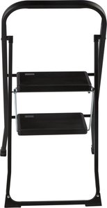 <span class=keywords><strong>Escabeau</strong></span> de cuisine pliable en bambou à 2 marches, design écologique pour le rangement intérieur, utilisation dans la salle de bain/salon - Product Image 4