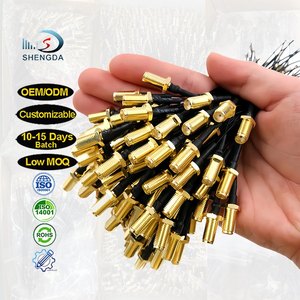 Кабель-адаптер Shengda: коаксиальный кабель RF 1.13 с разъемами SMA (гнездо) на UFL, низкопотерный, для антенн (пигтейл) - Product Image 1