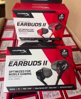 Audífonos HyperX Earbuds II para Juegos con Micrófono, Resistentes al Agua IPX-3, Cableados de 3.5mm para PS4/PS5/Xbox Series, Audífonos Intrauditivos