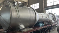 Sistem MVR Baja Tahan Karat Kapasitas 1000L/H VANOO ZLD Merek Terkenal PLC untuk Pengolahan Air Limbah Kristalisator Efisiensi Tinggi